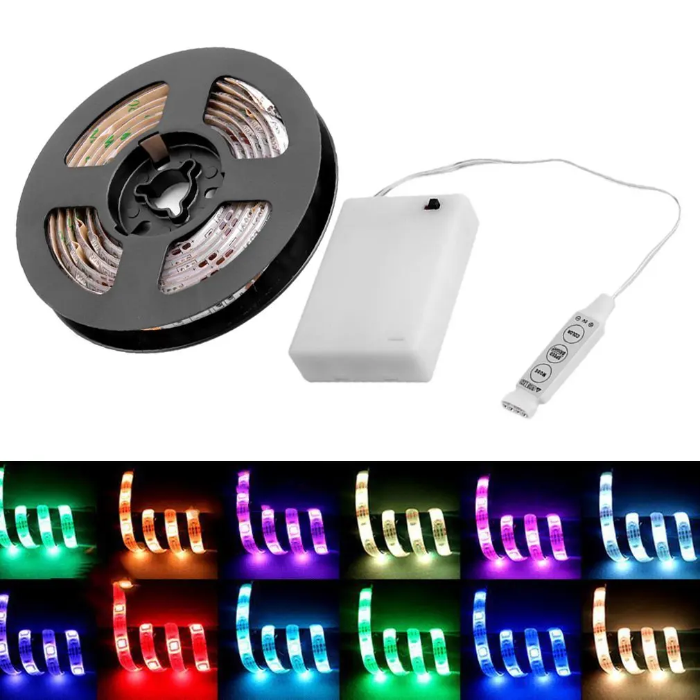 

4.5V Battery Operated 100CM RGB LED Strip Light Waterproof Craft Hobby Light