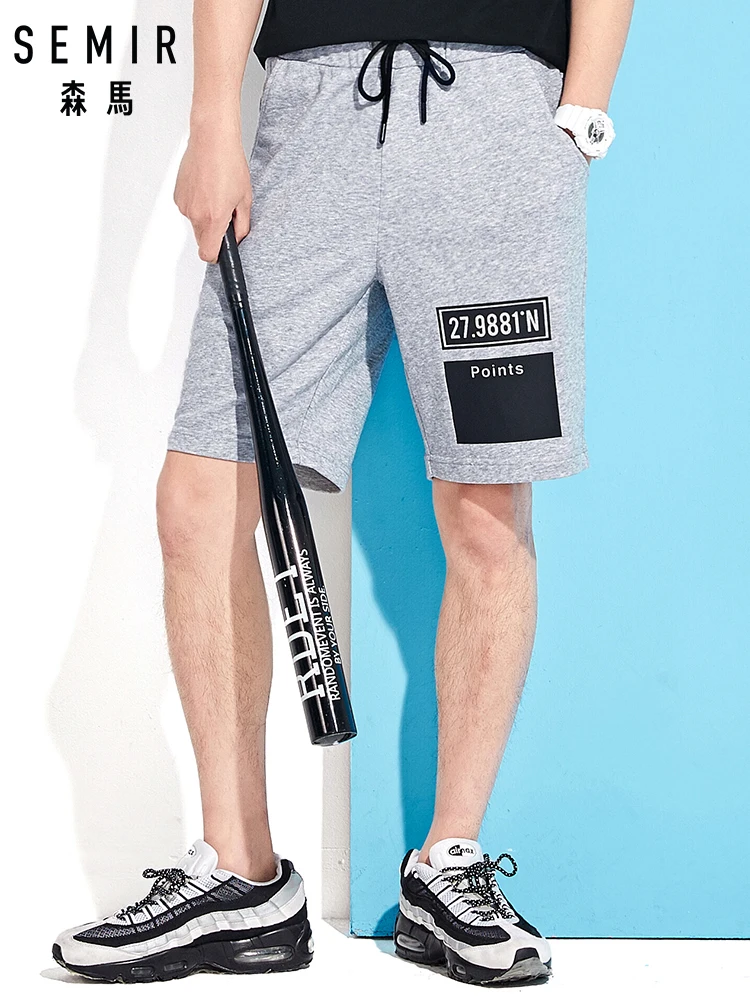 SEMIR повседневные штаны мужские летние спортивные шорты с пятыми точками прямые