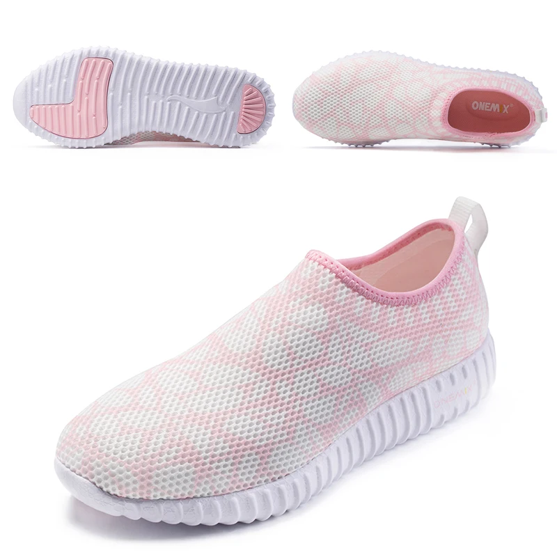 Женские белые легкие летние повседневные кроссовки ONEMIX уличные Zapatos De Mujer | Обувь