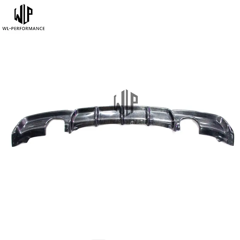 3-series F30 carbon fiber Bilateral single out rear bumper Lip for modify the BMW 3series M car body kit 12-up Modification kits |