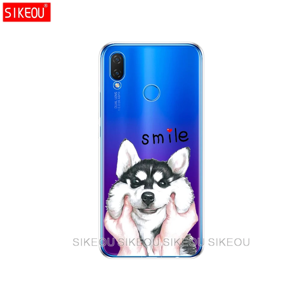 Чехлы для Huawei nova 3i чехол из ТПУ силиконовый телефона 6 3 дюйма Fundas P Smart Plus 2018 тонкая