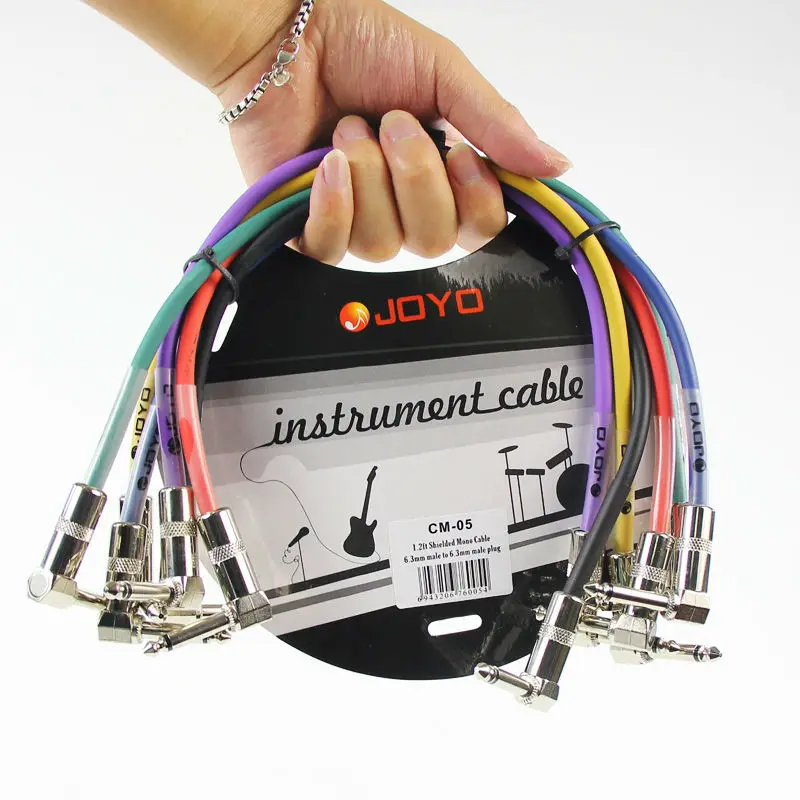 1 шт. JOYO CM 05 6 3 мм штекер Экранированный моно кабель длина 2 фута|6.3 mm cable|cable joyocable mono |