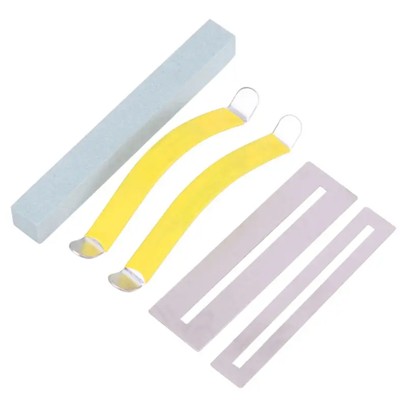 5 шт. гитарный бас-гриф Fret Protector And Sanding With String Spreader набор подходит для гитарных