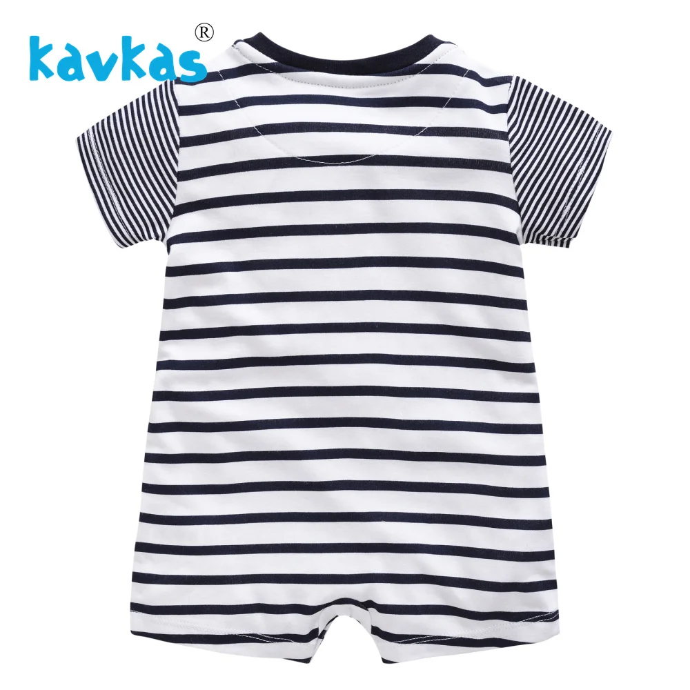 Детские комбинезоны Kavkas Летний комбинезон с коротким рукавом для новорожденных
