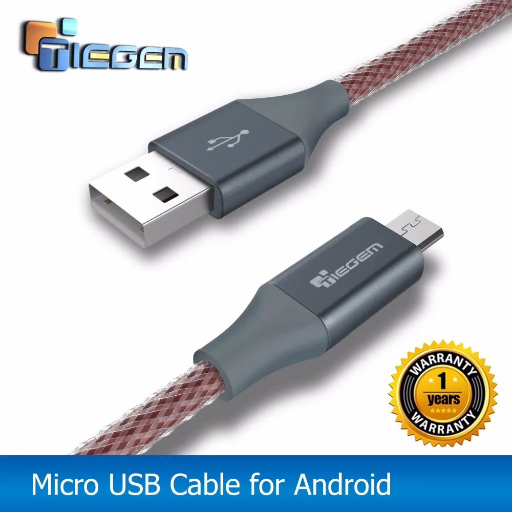 Прочный кабель Micro USB TIEGEM для Samsung Android 3 м 2 1 провод быстрой зарядки Xiaomi Redmi Note 4x