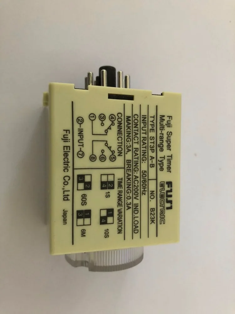 ST3PA серии реле времени/таймер ST3P A-B(AC 220V 110V AC/DC 24V 12V альтернатива) мощность на время задержки