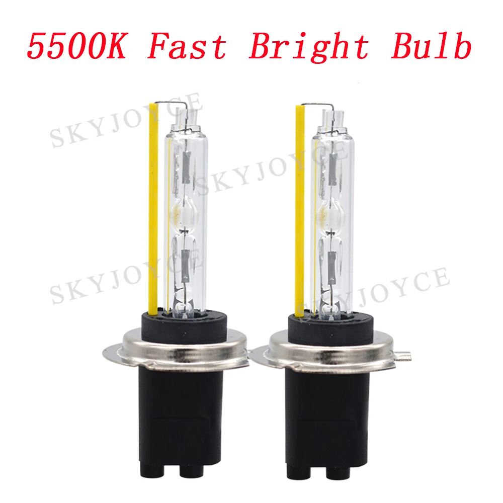 DC 12V 55W быстрая яркая Автомобильная фара HID балласт комплект 5500K ксеноновая лампа H1