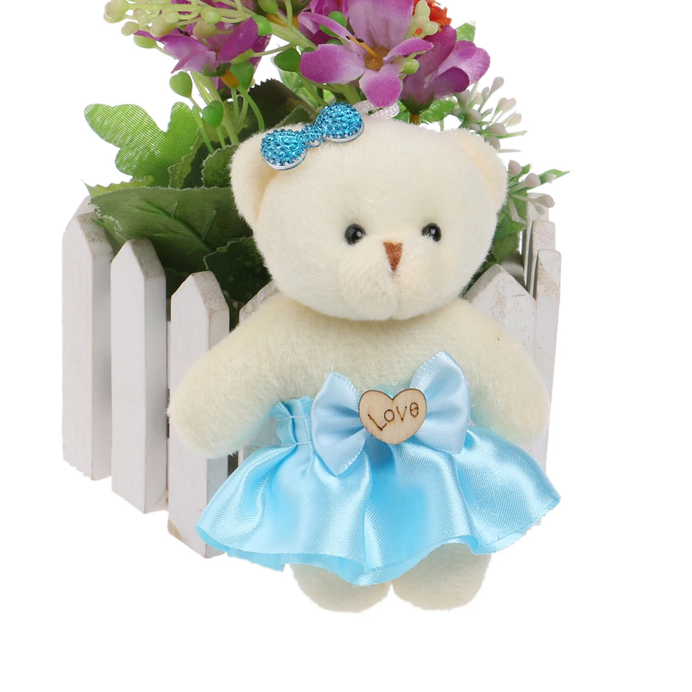 Для Рождественский подарок деревянный любовь Дизайн плюшевые Игрушки платье