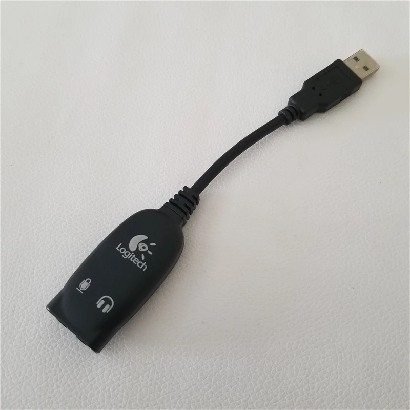 Звуковая карта Logitech USB для микрофона 3 5 мм + стандартная звуковая со