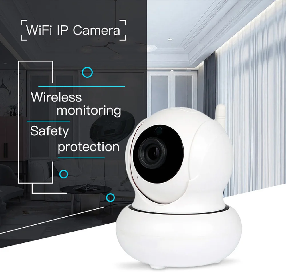 720P 1MP PTZ IP камера Домашняя безопасность беспроводная Wifi Onvif HD CCTV уличная ipCam видео
