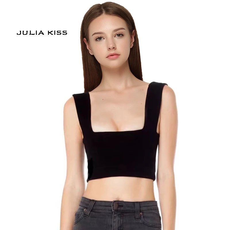 Женский укороченный топ на бретелях с квадратным вырезом бретелях|cami crop top|cami