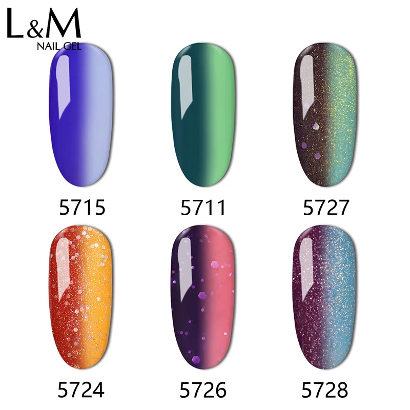 6 шт. IBD гель в виде розовых бутылочек, био-Гели Soak off Nail art Температура Soak off UV Гель 15 мл Гель-лак для ногтей УФ-светодиодный - Цвет: 6 color