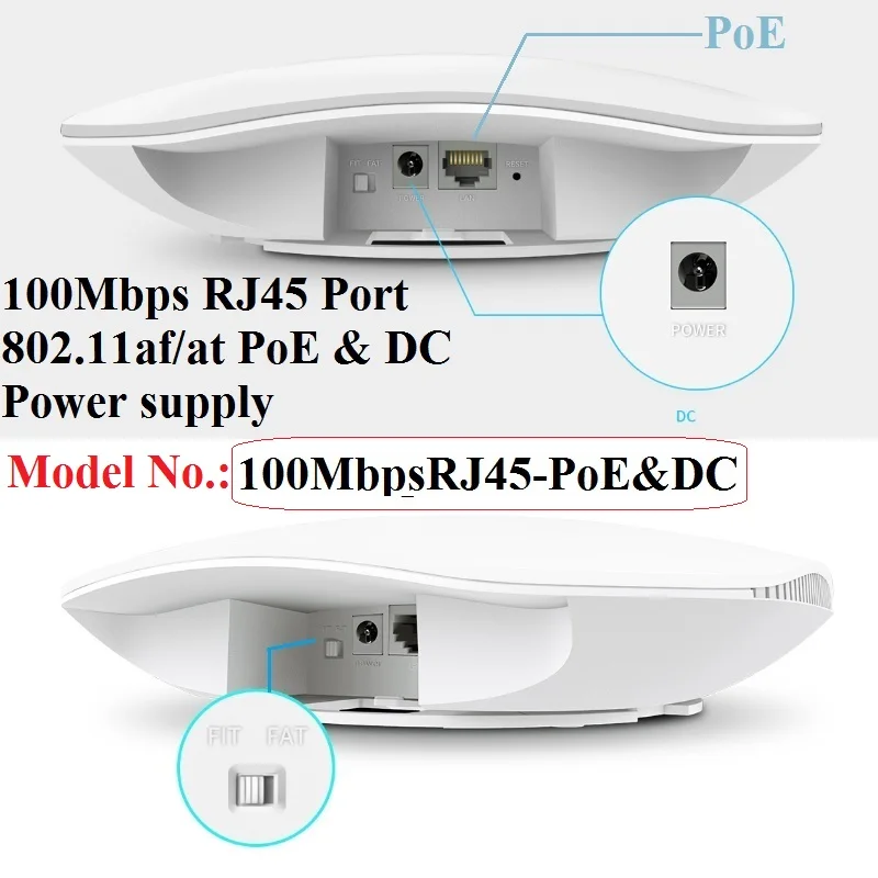 2 4 ГГц беспроводной Ap 450 Мбит/с N450 комнатный потолочный AP 802.11nbg WiFi настенная