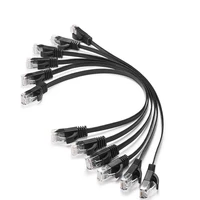 6pack 1 5m 5ft cable cat6 flat utp ethernet network cable rj45 patch lan cable