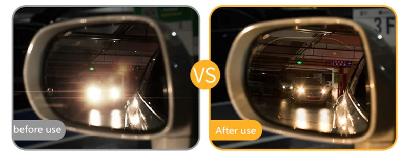 2 шт. Автомобильное зеркало заднего вида Водонепроницаемая и противотуманная