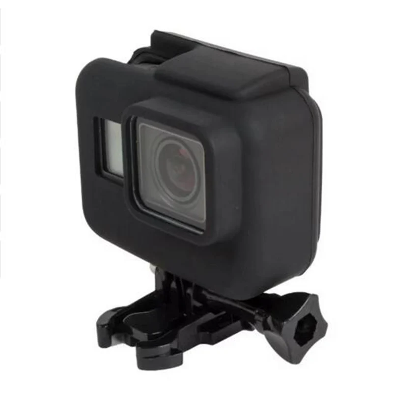 Новый мягкий силиконовый чехол для Go Pro защитный GoPro Hero 5 6 7 Черная Спортивная