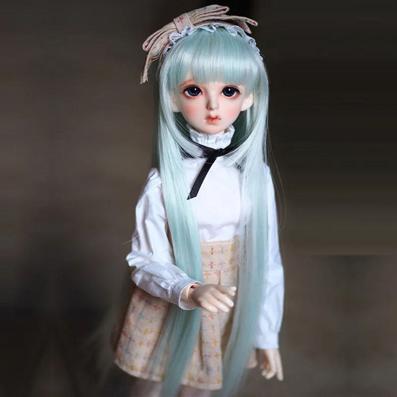 

Allaosify BJD Wig Doll Wig High Temperature Fiber Long Straight 1/3 1/4 1/6 Bjd Hair Free Shipping