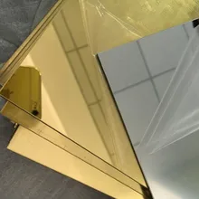 Акриловые большие настенные зеркала 600x400x1 мм 15 шт. для гостиной