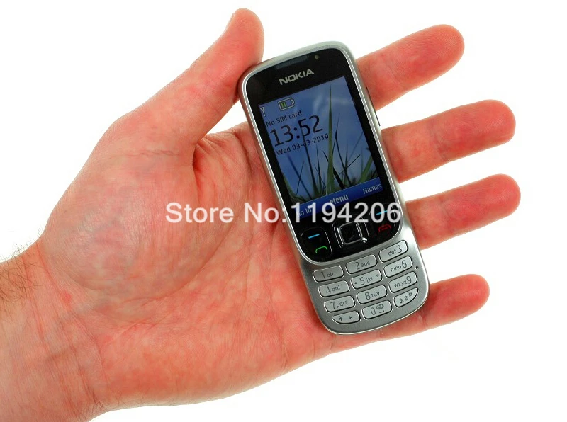 Разблокированный мобильный телефон NOKIA 6303i черного и серебристого цвета для вас на выбор есть русская или арабская клавиатура