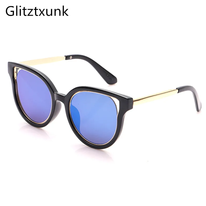 Детские солнцезащитные очки Glitztxunk кошачий глаз для мальчиков и девочек уличные