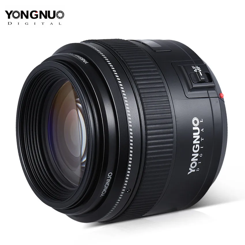 Объектив YONGNUO YN 85 мм F1.8 AF/MF Стандартный Средний телеобъектив с фиксированным