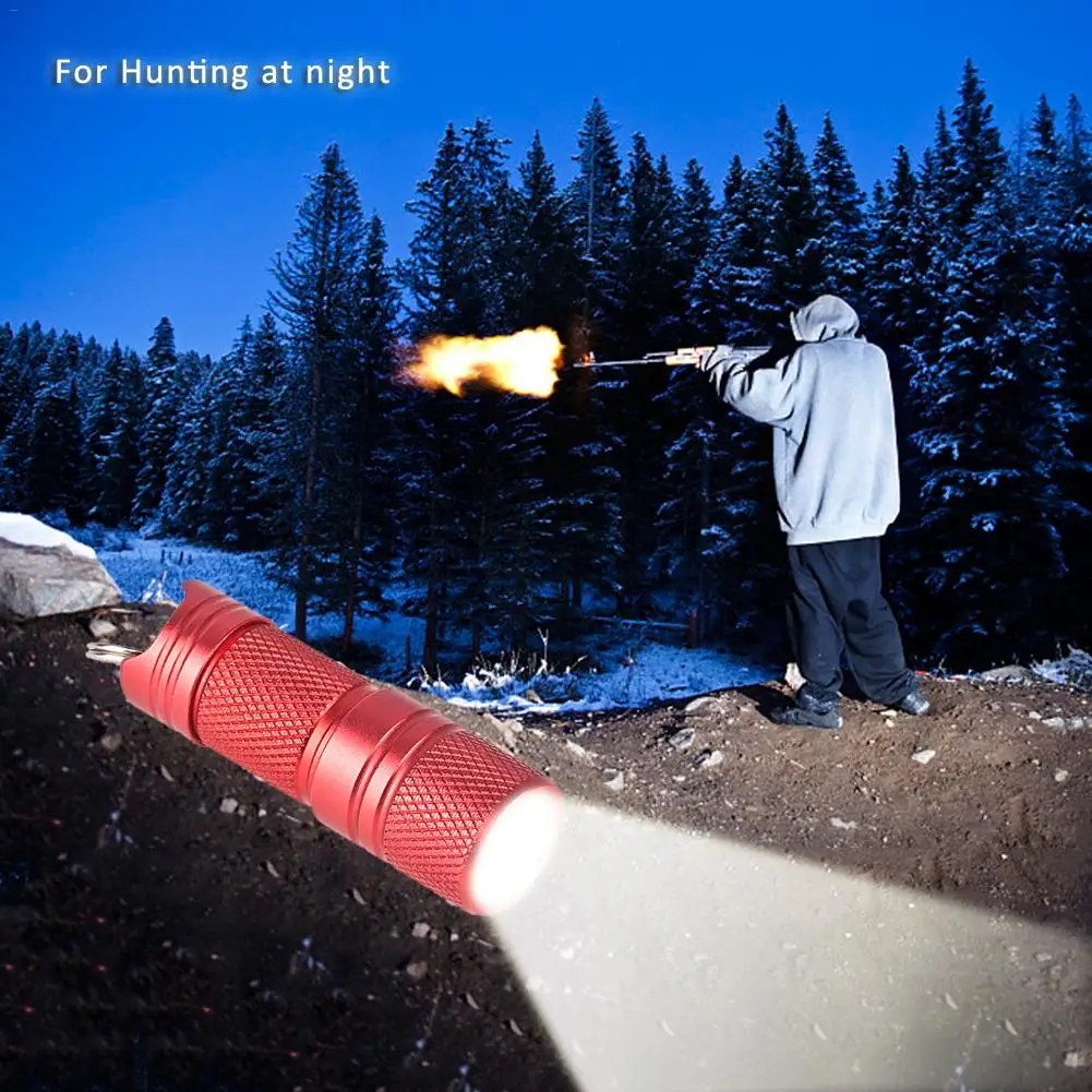 Горячий многофункциональный брелок из нержавеющей стали маленький с фонариком