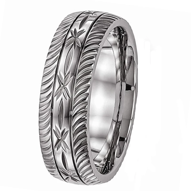

7mm Titanium Ring Comfort Fit Engagement Men's Wedding Band Alliance Jewelry Come With Gift Bag TI062R