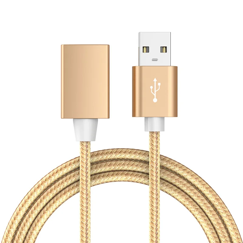 Thbelieve USB Fmale-Male кабели 1 м нейлоновые плетеные к удлинительные поддержка Прямая