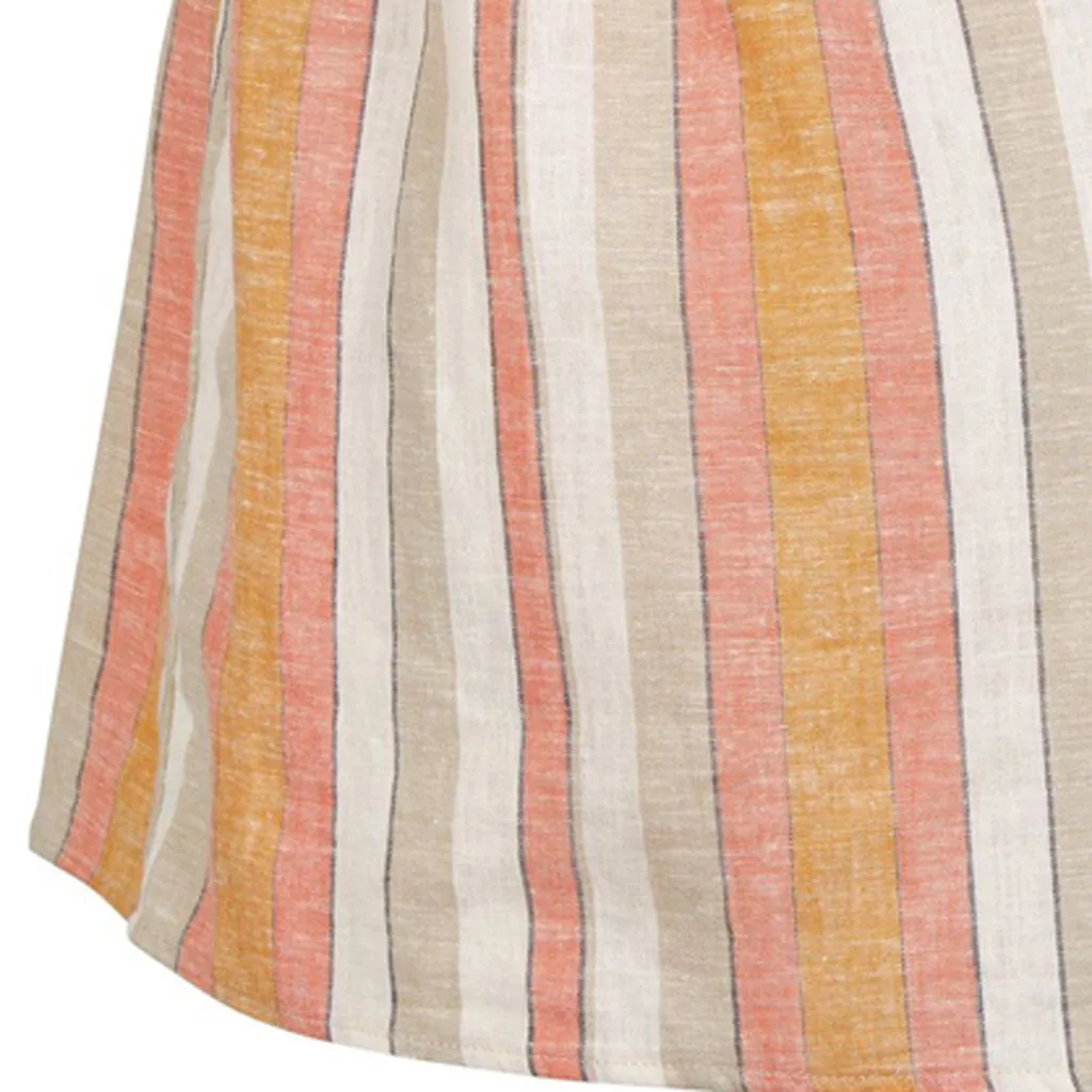 

Pregnant women strapless halter bow camisole pregnant women striped print cotton casual sling jacket comfortable soft vest 2021