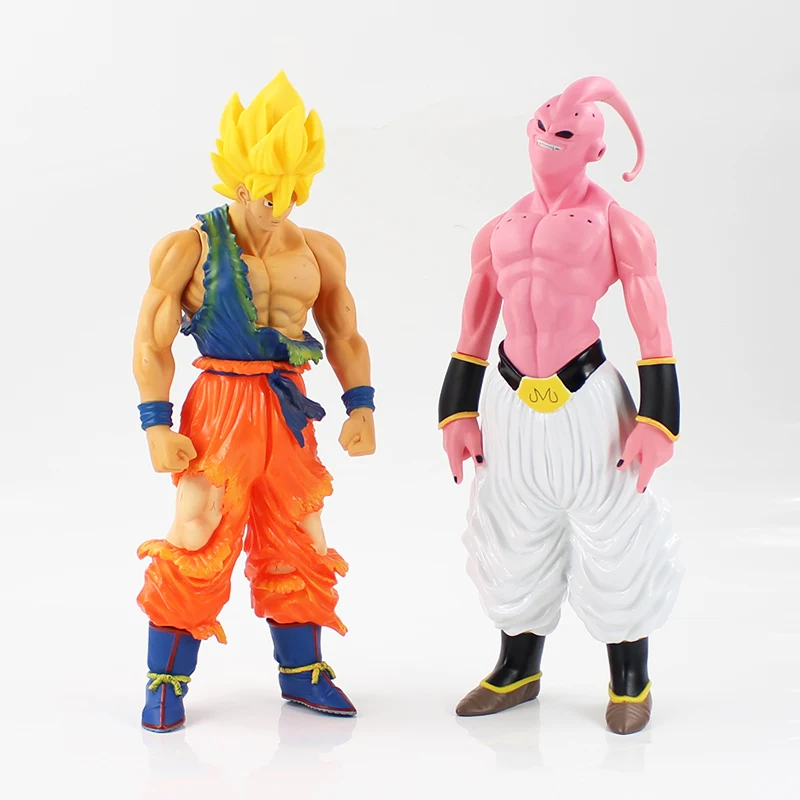 44 см Dragon Ball Z Majin Boo Buu Сон Гоку Супер Saiyan фигурка злой Buu аниме модель DBZ игрушка подарок для детей