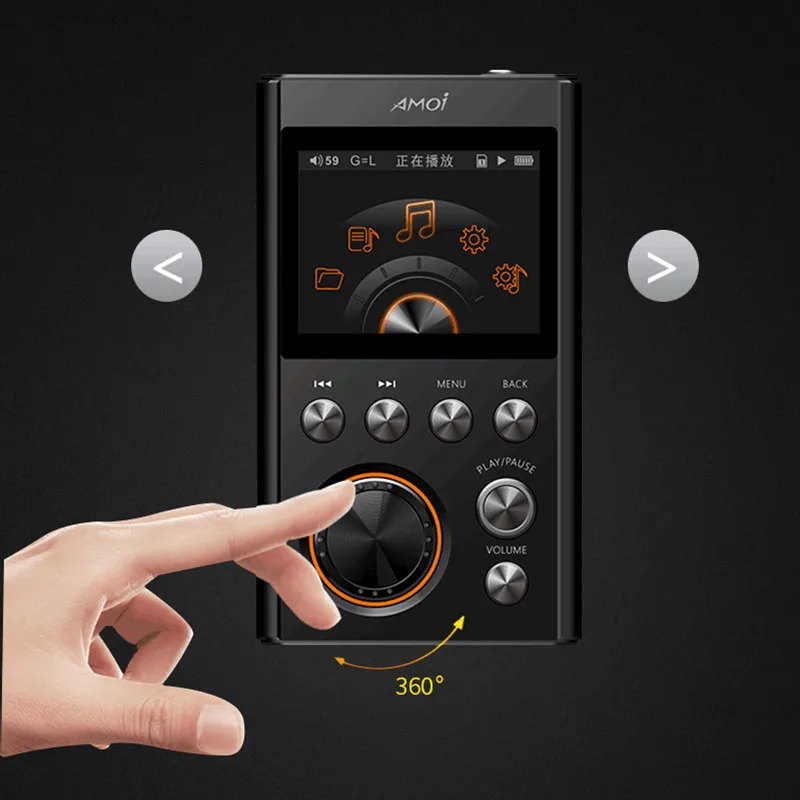 AMOI X10S MP3 Hifi плеер обновленная версия DSD64 HIFI музыка Высокое качество Мини Спорт DAC