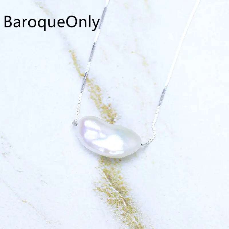 BaroqueOnly жемчужная подвеска в стиле барокко ожерелье 10-18 мм пресноводный барочный