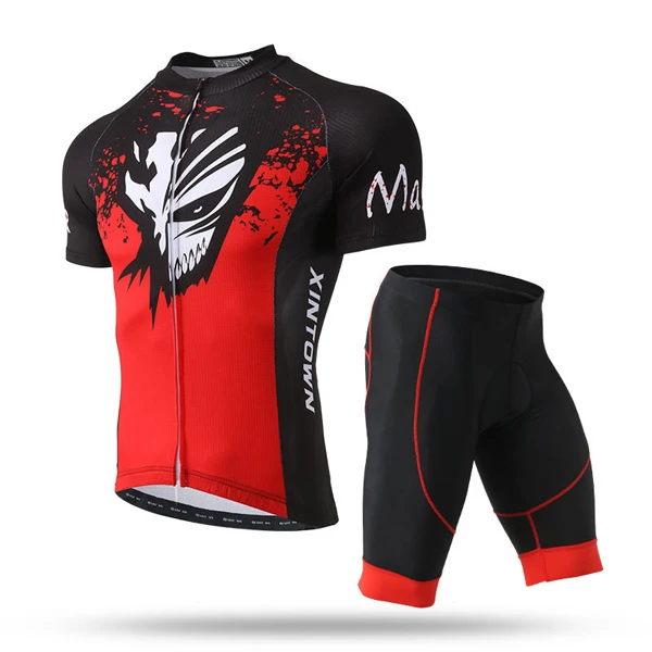 Костюме езда на велосипеде Рубашка с короткими рукавами Велоспорт Наборы