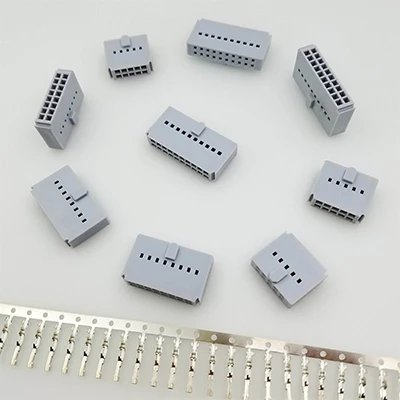 DC6 DC2 DC3 FC FD ВДДК IDC розетка коробка 2,54 мм Шаг эжектор коннектора 10 фунтов 14 16 20 24 26-30; большие размеры 34-40 50 60 64 P PIN-код - Цвет: DC6