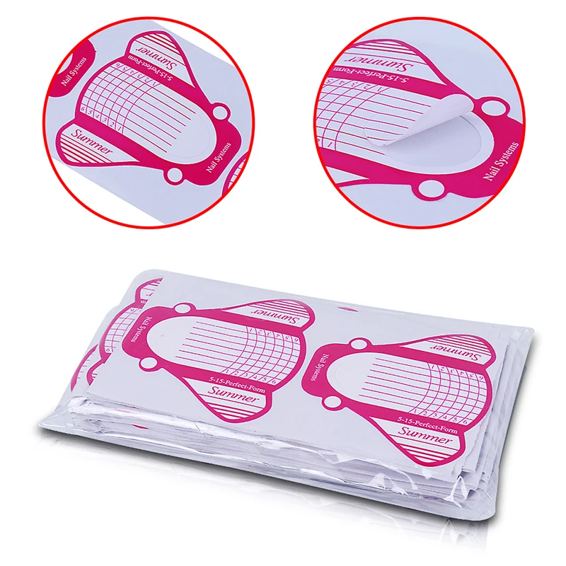 CLAVUZ 100 шт./лот формы для ногтей маникюра кончики наращивания женщин салона