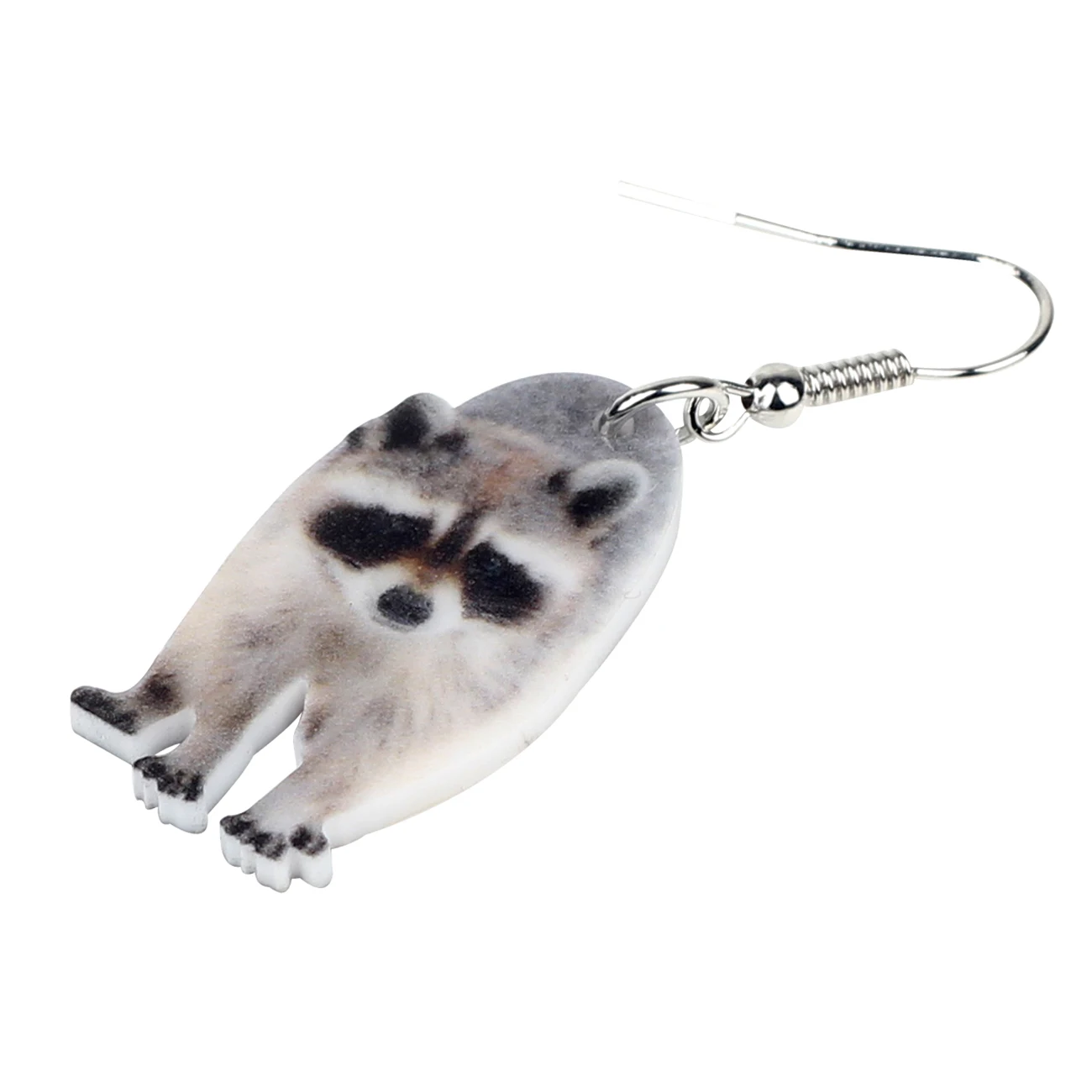 NEWEI акриловые сладкие серьги из енота Ringtail Висячие милые дикие животные
