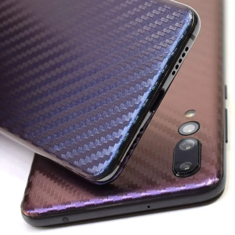 Затенение Цвет 3D углеродного волокна Телефон Защитная пленка для huawei P20/P20pro