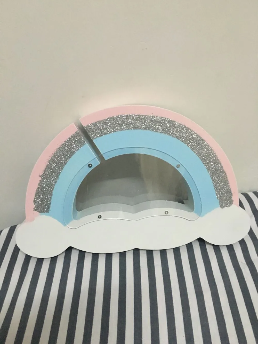 1 шт. деревянная игрушка единорог копилка монета грязь белый Троян Сэкономьте