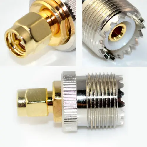 3 шт. адаптер для радиоприемника|uhf antenna connector|uhf male connectoruhf female connector |