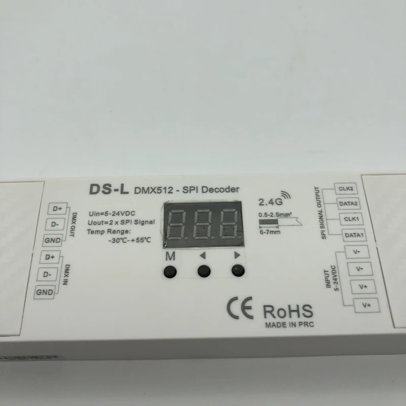 Светодиодный декодер SPI DMX512 для и RF контроллер с цифровым дисплеем DS L|Диммеры| |