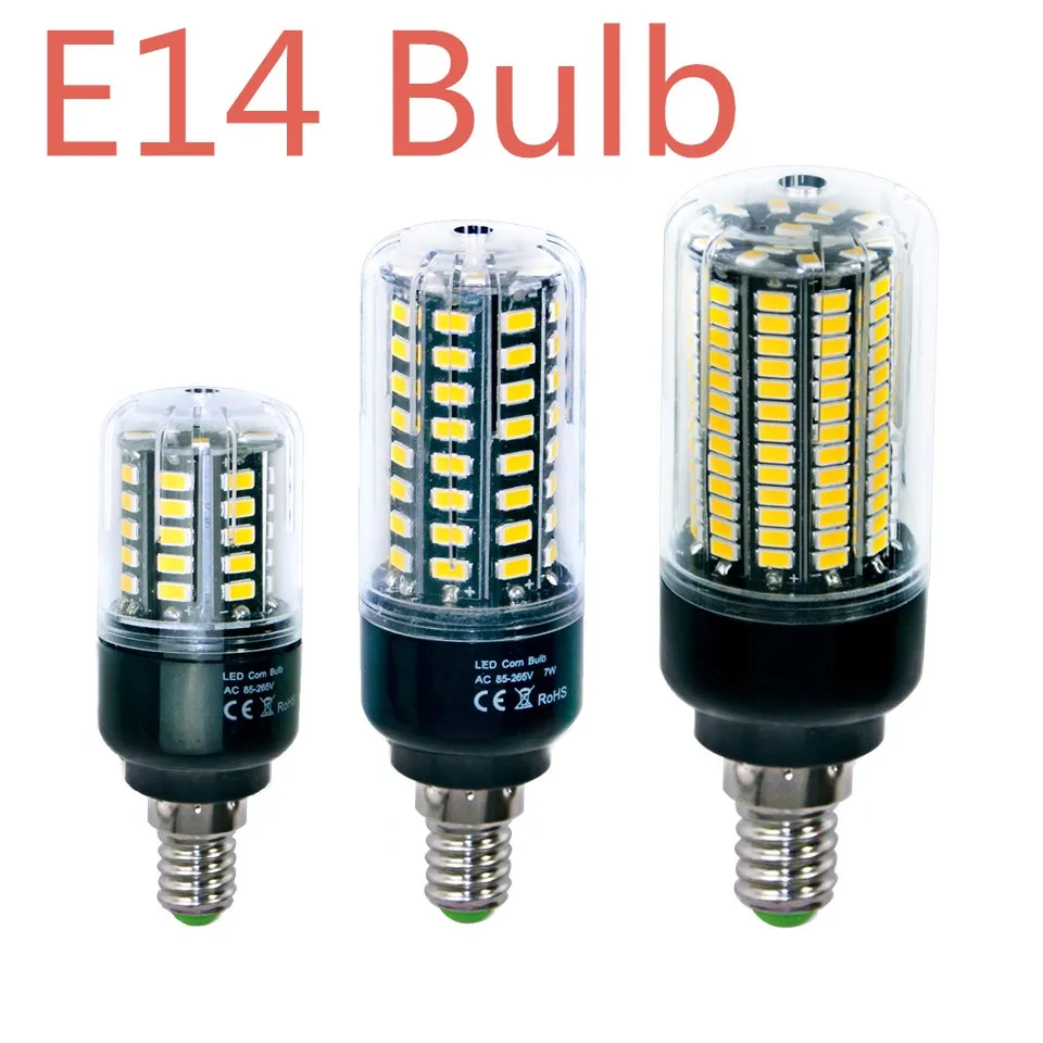 Светодиодный светильник SMD 5736 светодиодный супер яркий без мерцания E27/E14
