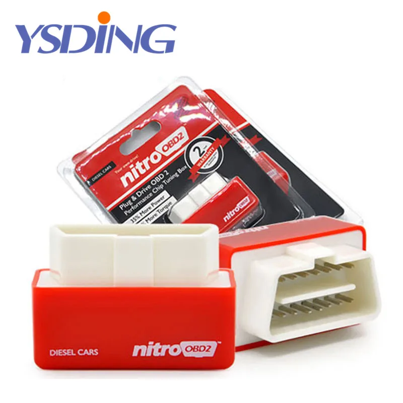 Plug and Drive Nitro OBD2 чип тюнинг для Автомобили работающие на бензине дизельная коробка