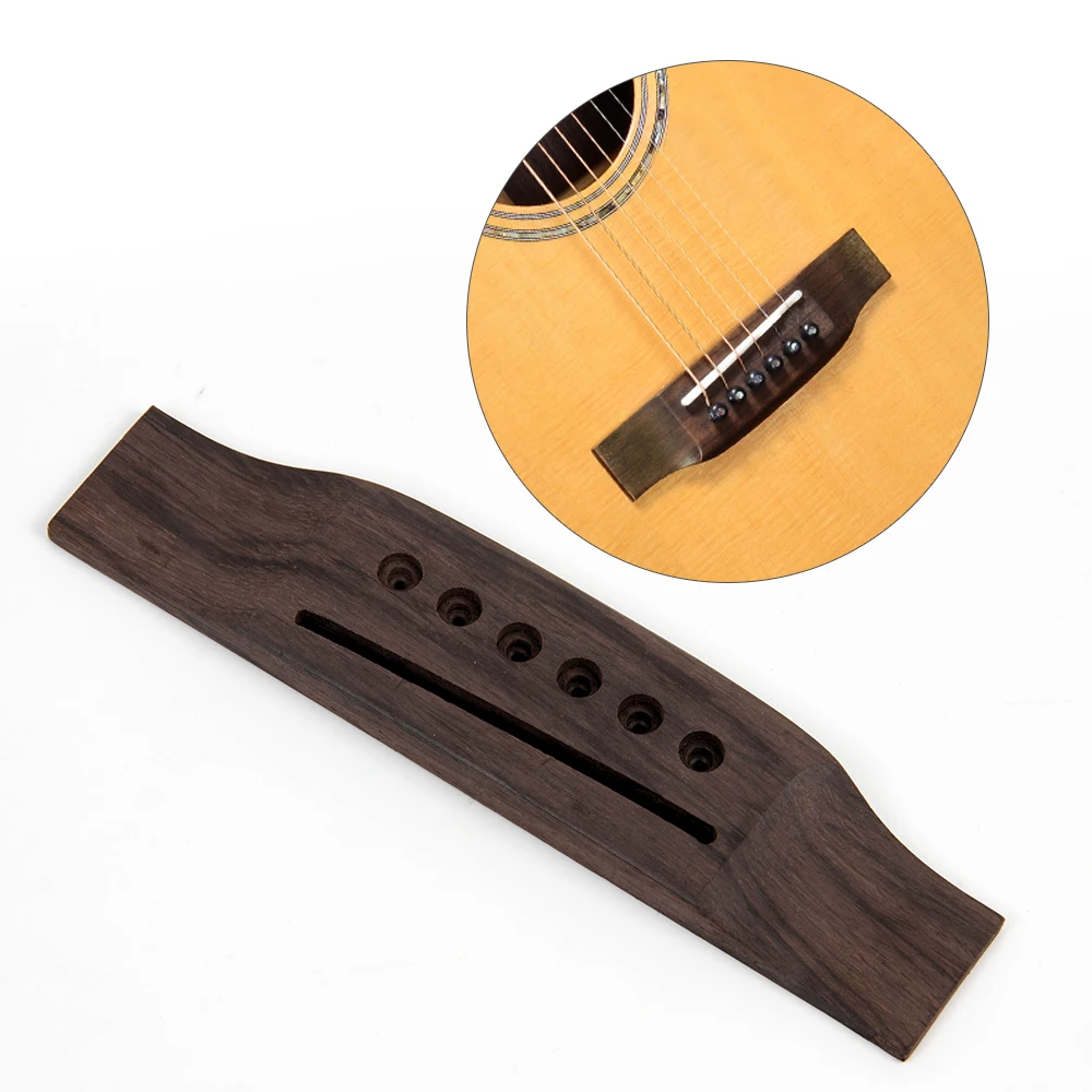 

Acoustic Guitar Bridge for 6 String Acoustic Guitar Replacement Parts