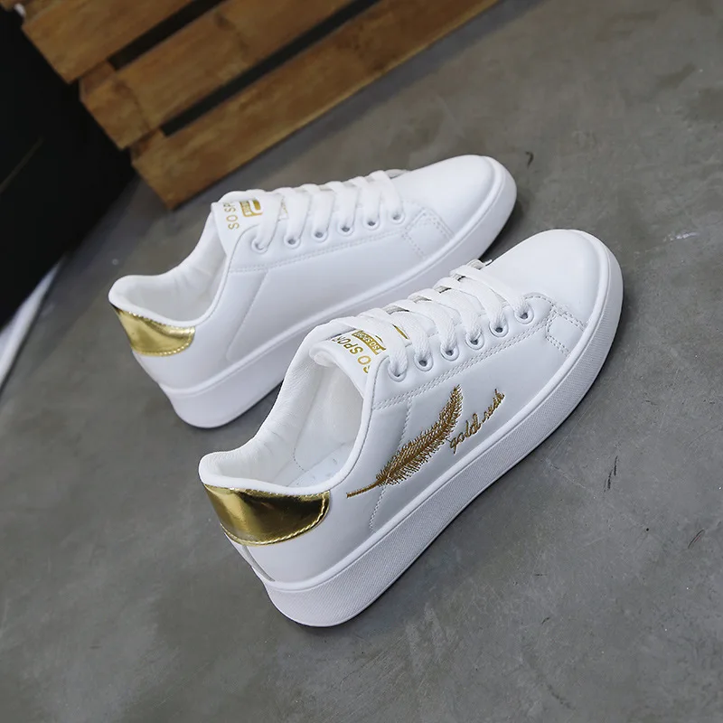 Женские кроссовки спортивные туфли для студентов белые дышащие бега zapatos de mujer