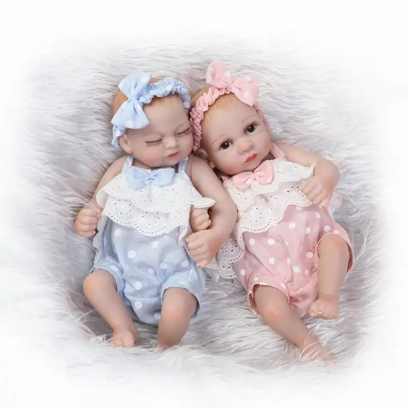 Кукла Bebe reborn Мини Размер 26 см полностью силиконовая кукла детские куклы игрушки