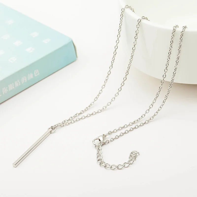 10 шт./лот ожерелья с длинной цепочкой для женщин и мужчин позолоченные