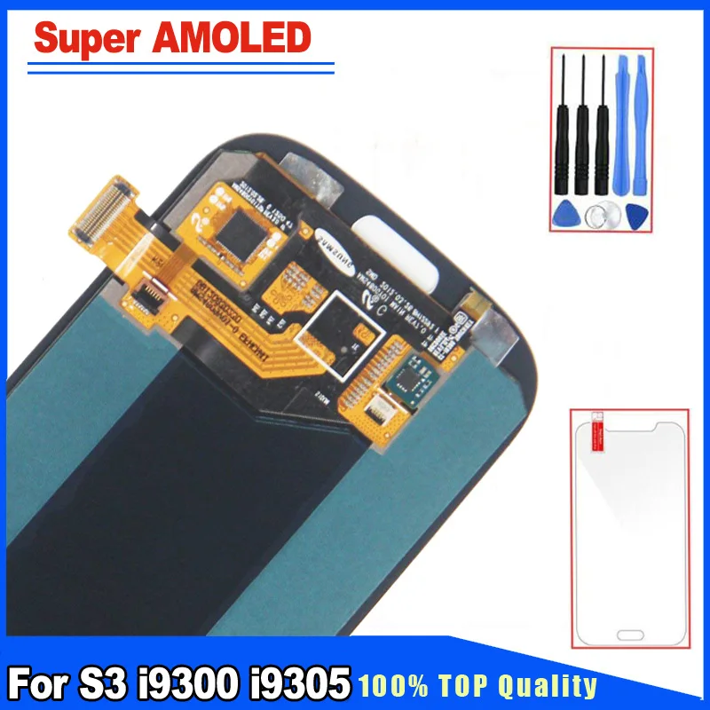 BackLight Adjustable Super AMOLED Display For Samsung Galaxy S3 i9300 i9305 LCD Touch Screen Digitizer Assembly Replacement | Мобильные
