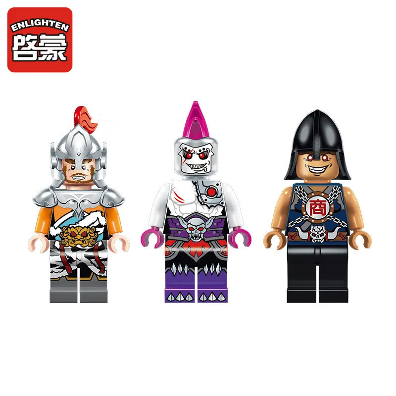 Просвещения Building Block создание the Gods красный дракон 2 фигурки 325 шт. Развивающие