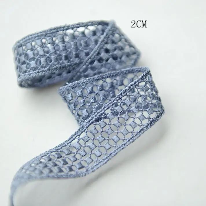 3 метра фиолетовый синий вышитый сетчатый кружевной отделкой ткань одежды