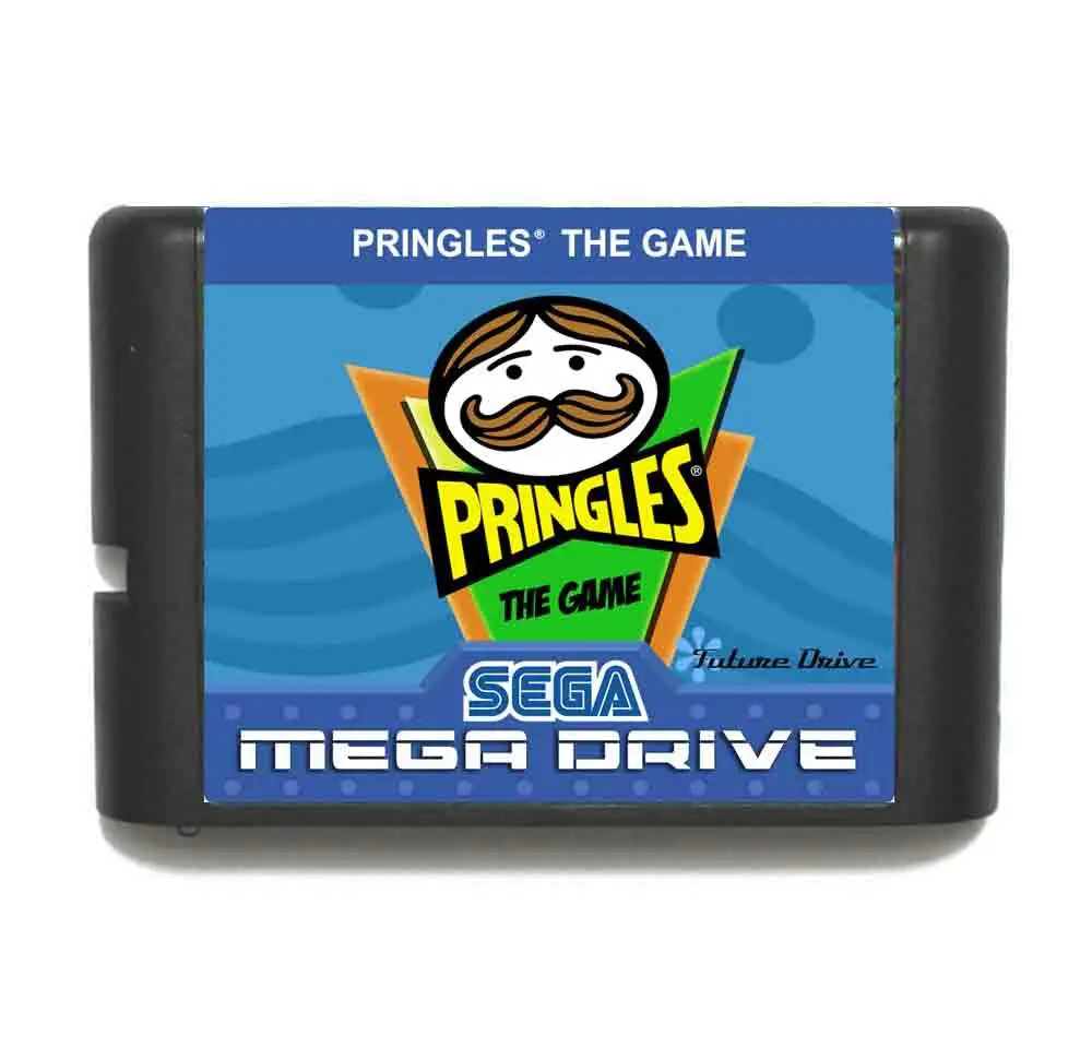 Принглс 16 бит MD карточная игра с коробку для Sega Megadrive/Genesis|16 bit|md game16 bit md |